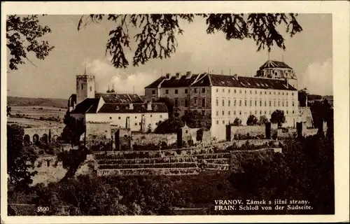 Ak Vranov nad Dyjí Frain an der Thaya Südmähren, Schloss