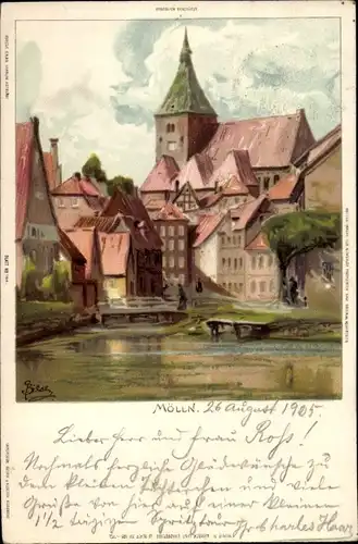 Künstler Litho Bilse, Mölln in Schleswig Holstein, Kirche