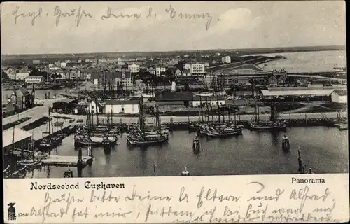 Ak Nordseebad Cuxhaven, Panorama