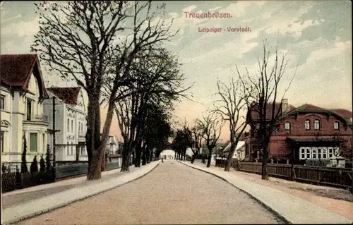 Ak Treuenbrietzen in Brandenburg, Leipziger Vorstadt