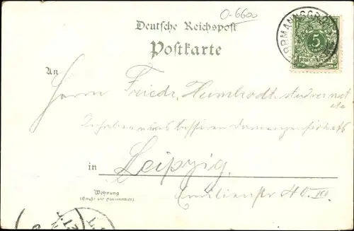 Litho Mohlsdorf Teichwolframsdorf in Thüringen, Gruß vom Waldhaus, Jagdschloss