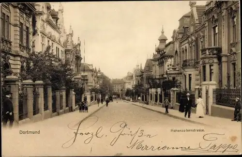 Ak Dortmund im Ruhrgebiet, Hohenzollernstraße