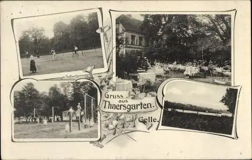 Ak Celle in Niedersachsen, Etablissement Thaersgarten, Spielplatz