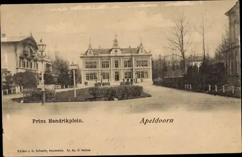 Ak Apeldoorn Gelderland, Prins Hendrikplein