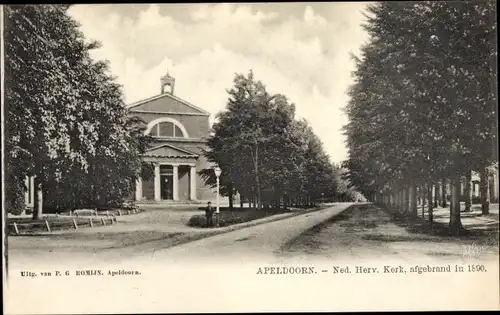 Ak Apeldoorn Gelderland, Niederlande. Rev. Kirche