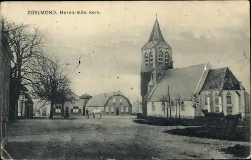 Ak Zoelmond Gelderland Niederlande, Reformierte Kirche