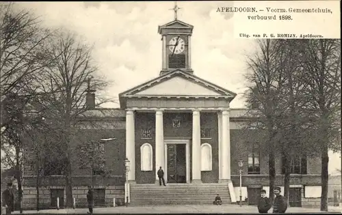 Ak Apeldoorn Gelderland, Rathaus