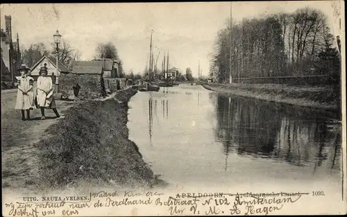 Ak Apeldoorn Gelderland, Apeldoornsche Kanal