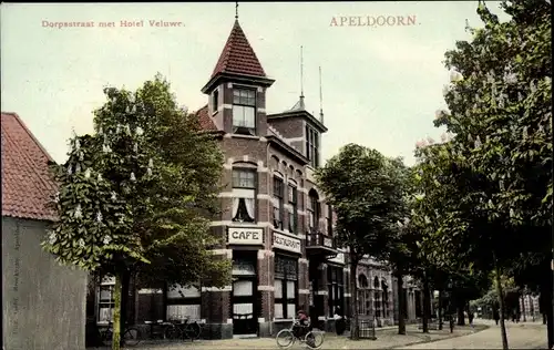 Ak Apeldoorn Gelderland, Dorpstraat, Hotel Veluwe