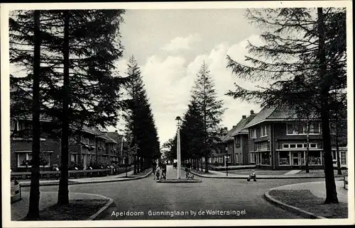 Ak Apeldoorn Gelderland, Gunninglaan am Waltersingel