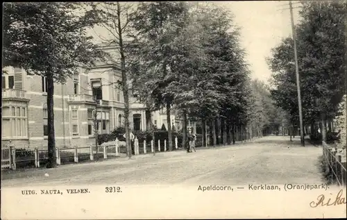 Ak Apeldoorn Gelderland, Kerklaan, Oranjepark