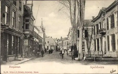 Ak Apeldoorn Gelderland, Dorpstraat