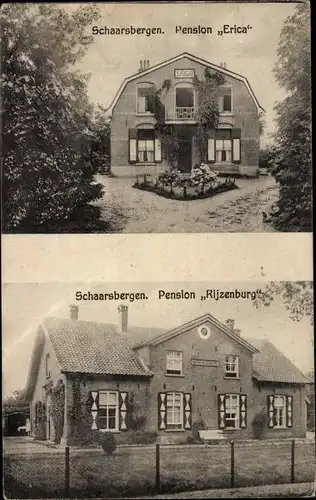 Ak Schaarsbergen Gelderland, Pension Erica, Pension Rijzenburg