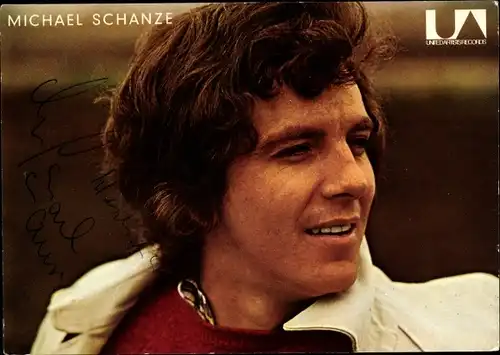 Ak Schauspieler und Sänger Michael Schanze, Portrait, Autogramm