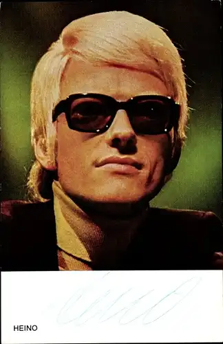 Ak Sänger Heino, Portrait, Autogramm