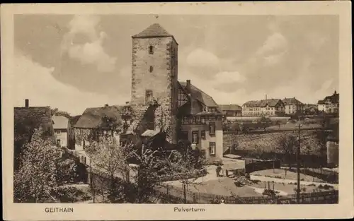 Ak Geithain in Sachsen, Pulverturm