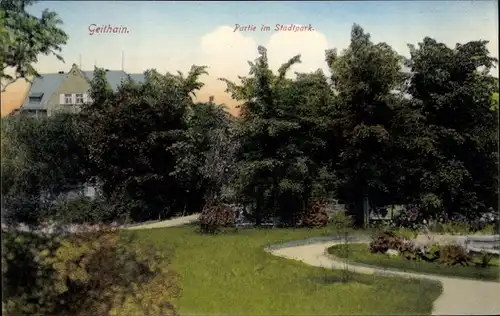 Ak Geithain in Sachsen, Stadtpark