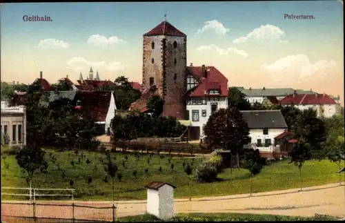 Ak Geithain in Sachsen, Pulverturm