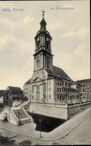 Ak Gera in Thüringen, St. Salvatorkirche