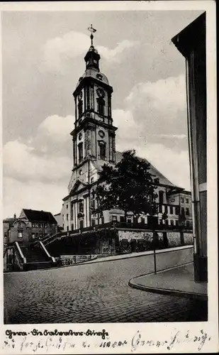 Ak Gera in Thüringen, St. Salvator-Kirche