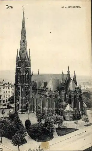 Ak Gera in Thüringen, St. Johanniskirche