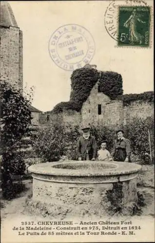 Ak Chevreuse Yvelines, ehemaliges Chateau Fort de la Madeleine