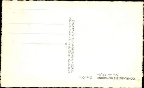 Ak Conflans Sainte Honorine Yvelines, Kirche