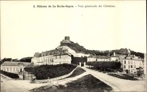Ak La Roche Guyon Val d’Oise, Schloss