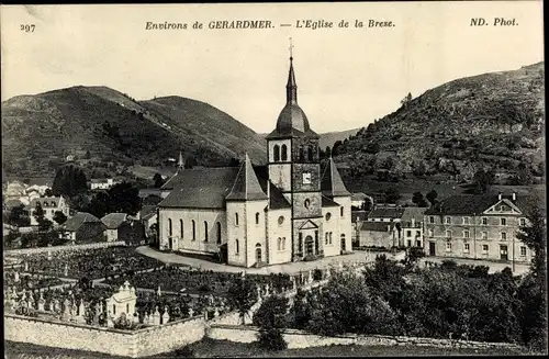 Ak La Bresse Vogesen, Die Kirche