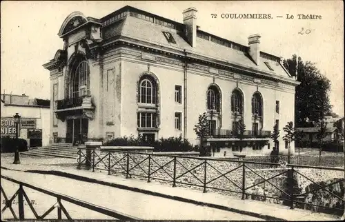 Ak Coulommiers Seine et Marne, das Theater