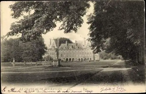 Ak Courances Essonne, Le Chateau