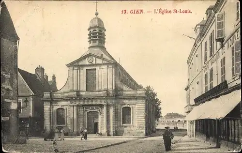 Ak Ak Gien Loiret, Saint-Louis-Kirche