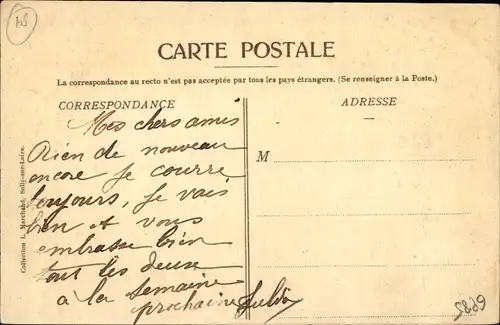 Ak Sully sur Loire Loiret, Château, Pont Suspendu