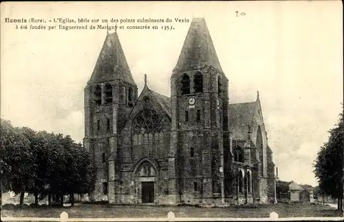 Ak Écouis Eure, l'Eglise