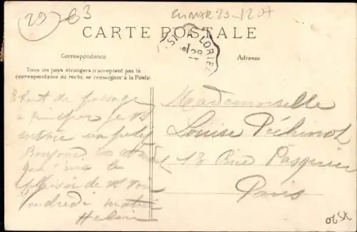 Ak Quimper Finistère, Tourelles, vieilles Maisons sur le Steir