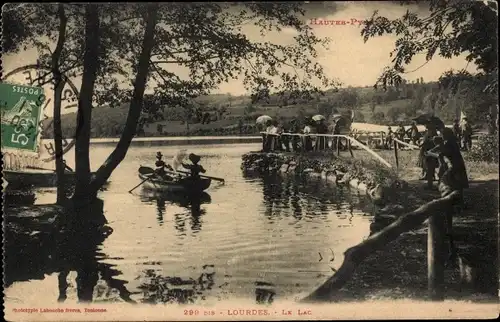 Ak Lourdes Hautes Pyrénées, le Lac