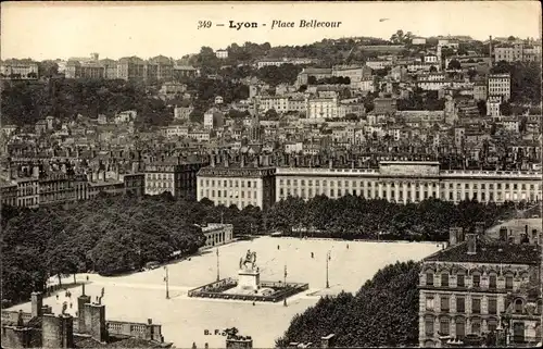 Ak Lyon Rhône, Place Bellecour