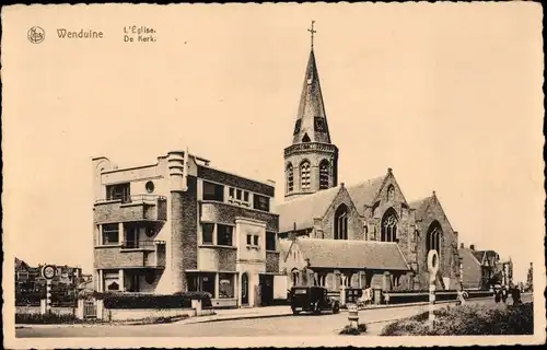 Ak Wenduine Wenduyne De Haan Westflandern, Die Kirche