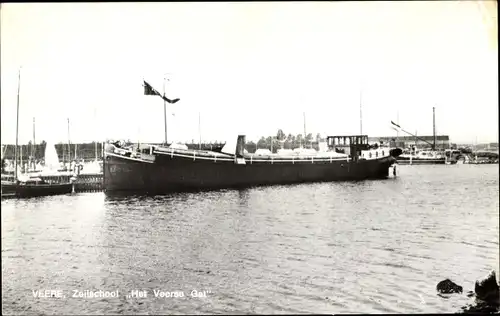 Ak Veere Zeeland Niederlande, Zeilschool Het Veerse Gal