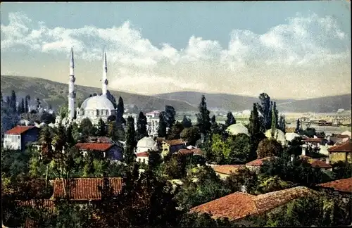 Ak Konstantinopel Istanbul Türkei, Eyoub, Panorama