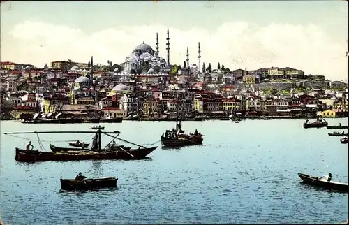 Ak Konstantinopel Istanbul Türkei, Goldenes Horn