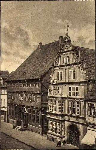 Ak Hameln an der Weser Niedersachsen, Hamelner Bank, Museum