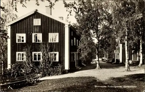 Ak Brunnsvik Schweden, Folkhägskola, elevbostäder