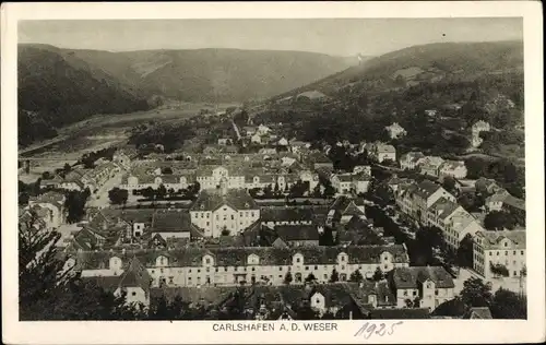 Ak Bad Karlshafen an der Weser, Totalansicht