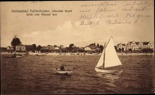 Ak Ostseebad Kellenhusen in Holstein, Lübecker Bucht, Boote