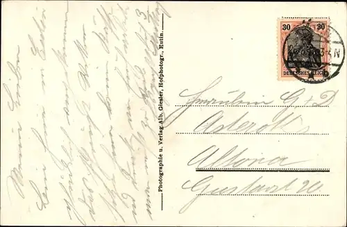 Ak Eutin in Ostholstein, Voss-Haus-Brücke