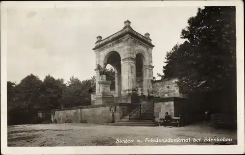 Ak Edenkoben an der Haardt Pfalz, Sieges- und Friedensdenkmal