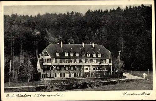 Ak Bad Dürrheim im Schwarzwald, Landessolbad