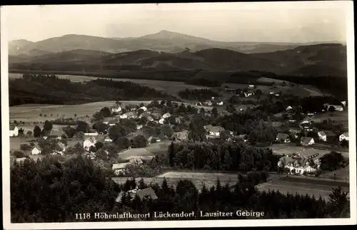 Ak Lückendorf Oybin Oberlausitz, Lausitzer Gebirge, Gesamtansicht