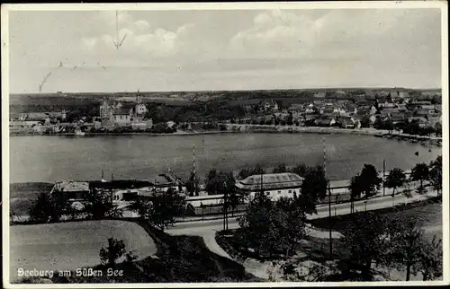 Ak Seeburg am Süßen See, Panorama